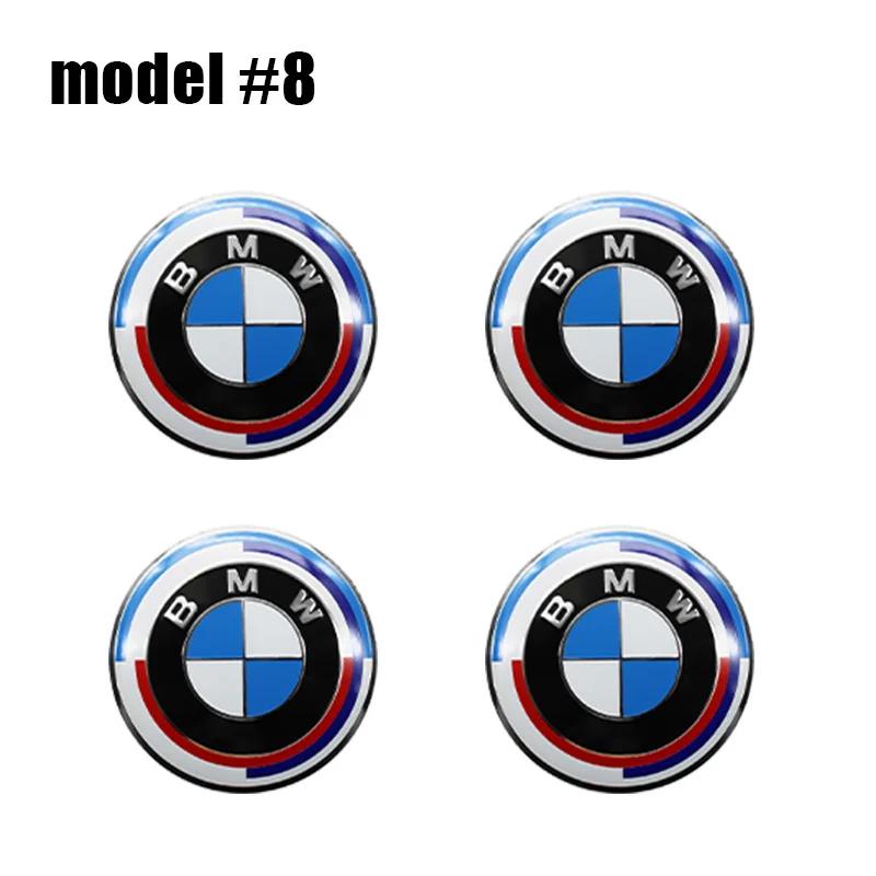 4Pc 56mm 60mm 65mm Car Styling Wheel Center Hub Caps Stickers Badge For BMW M E90 E91 E92 E93 E60 E61 F10 F07 Emblem Accessories