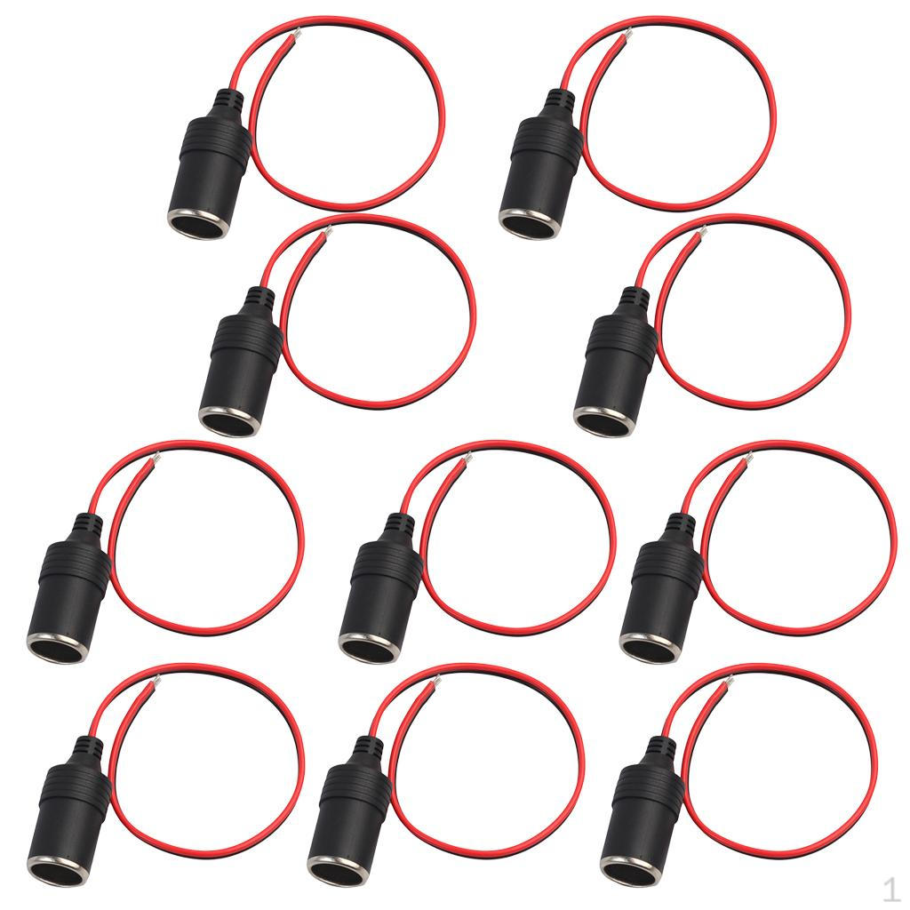 

10Pack 12V/24V Heavy Duty Extension Cord Female Lighter ,Trucks,Boats,,Camper RV Travel Electronics