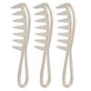 10pcs Wide Tooth Comb Ergonomic Handle Portable Plastic Detangling Comb for Men Women Hair Styling