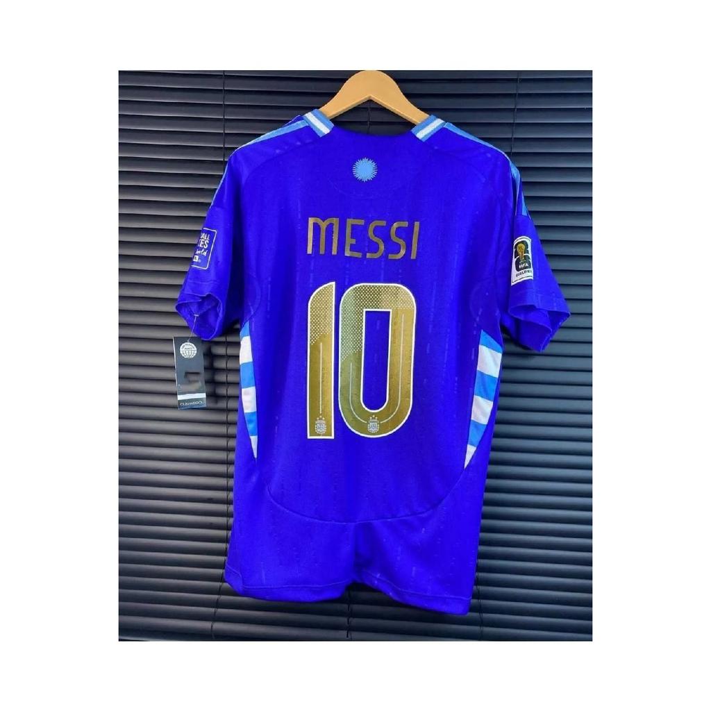 Argentinien 2024 Lionel Messi Auswärtstrikot der neuen Saison (blau)