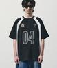 GAKKAI UNIONS Emblem Raglan Short Sleeve T-Shirt Black