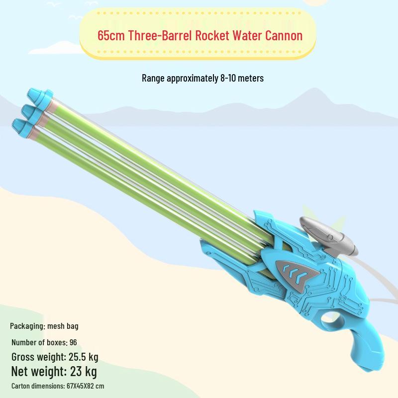 Summer Splash Festival Gatling Water Cannon Toy - Large Children's Water Gun
