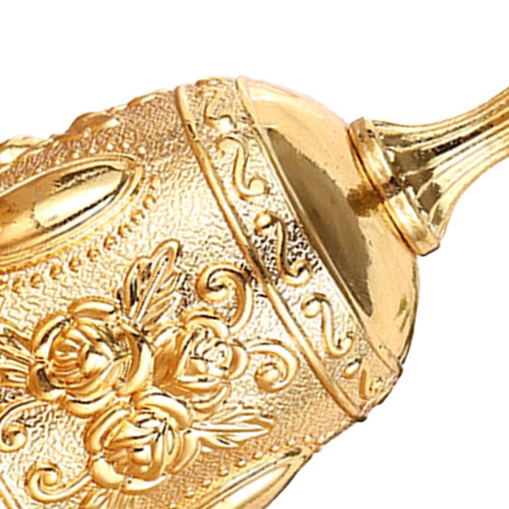 Polished Finish Metal Hand Bell Lotus Vintage Hand Bell Handbells Brass Call Bell  For Teacher