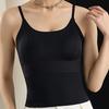 Cross Back Bralette Women's Summer Thin Seamless Underwear with Chest Pad Anti-Light Crossbody Vest Worn Underwear