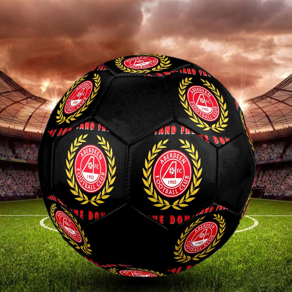 1PC AFC Size 5 Soccer Ball PrahaIndoor Soccer Ball Colorful All Ages Machine Stitched PVC Competition Ready Durable High-Bounce