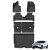 For Volvo EX30 2025 2025 Car Floor Mats Cargo Liner Trunk Pad TPE 3D Foot Mat Waterproof Odorless Tray Set BLACK