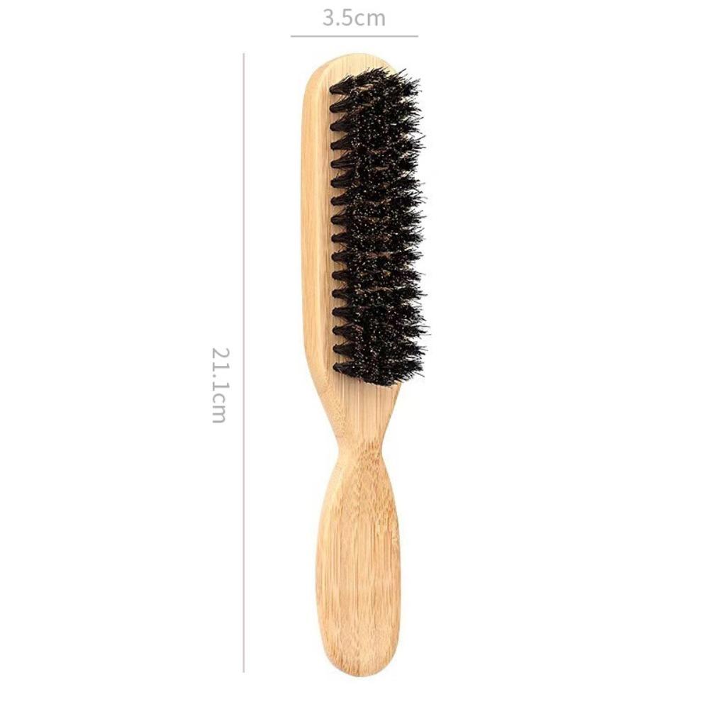 Smooth Finish Boar Bristle Hair Brush Backcombing Design Bun Smoothing Brush  Styling Tool