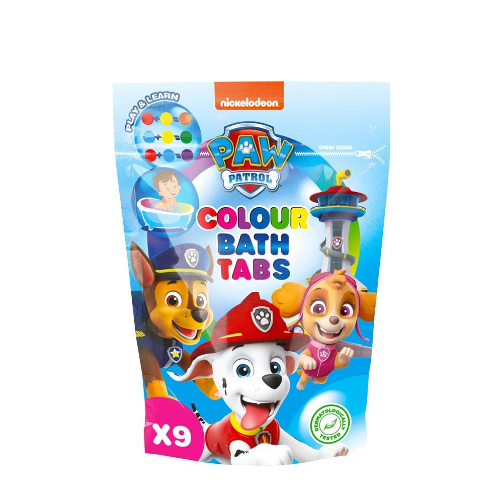 Kids Paw Patrol Bath Coloring Pastilles 9 x 16g