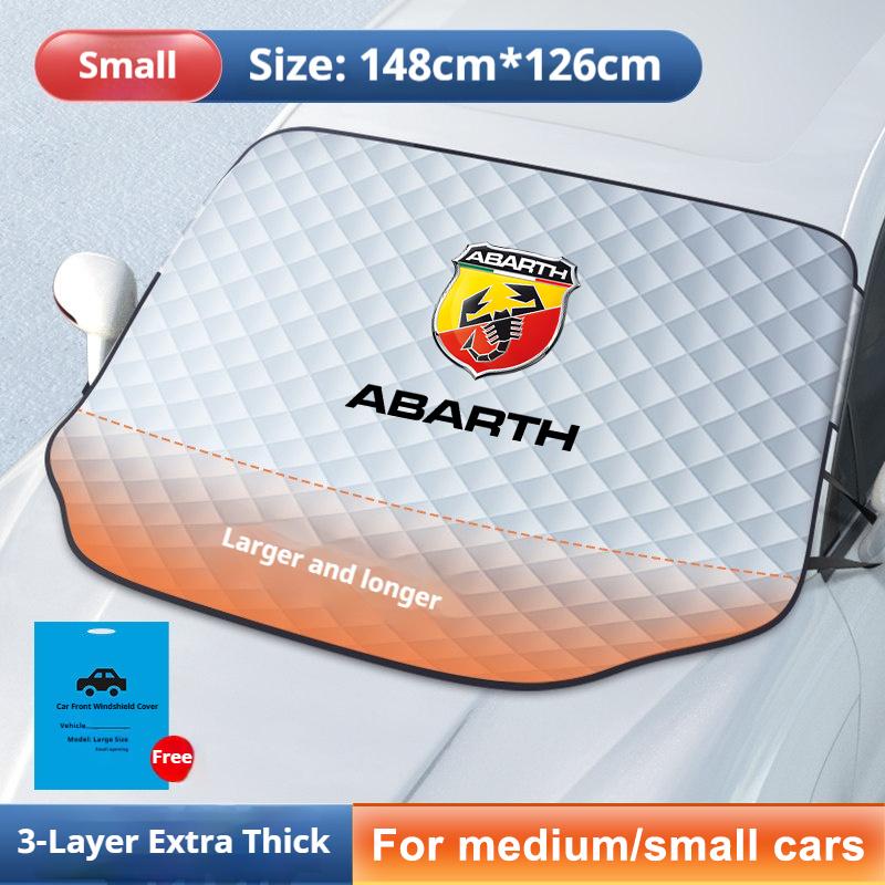 Housse d'hiver pour voiture Protection Neige Soleil pour Fiat 500 Abarth Panda 500e Tipo Cronos Argo Ducato Panda 500L Accessoires Outils de Voiture