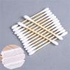 100/500/1000/2000 stuks Katoenen Swab Dubbele Kop Voor Vrouwen Make-up Katoenstaafjes Punt Houten Stokjes Neus Oren Schoonmaken Gezondheidszorg Gereedschap