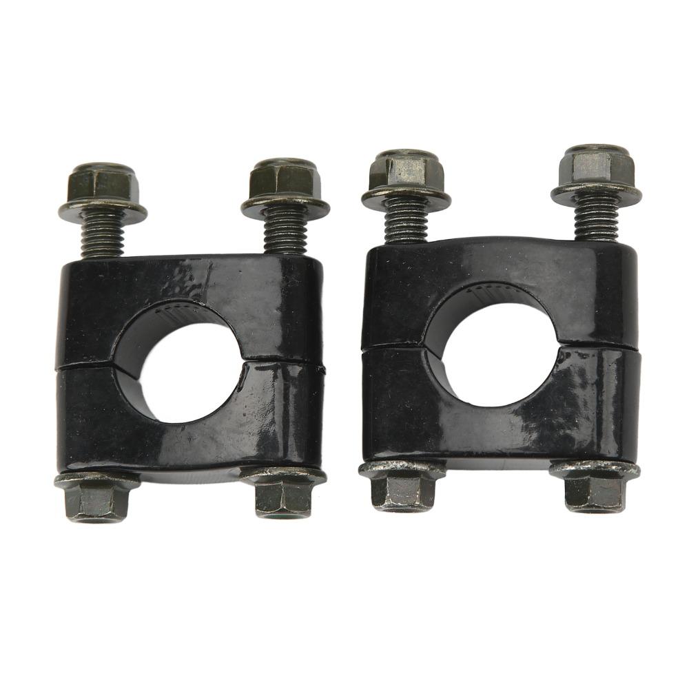 2pcs Single Hole Handlebar Mount Bracket 22mm Diameter Universal Handlebar Risers  For Dirt Bike