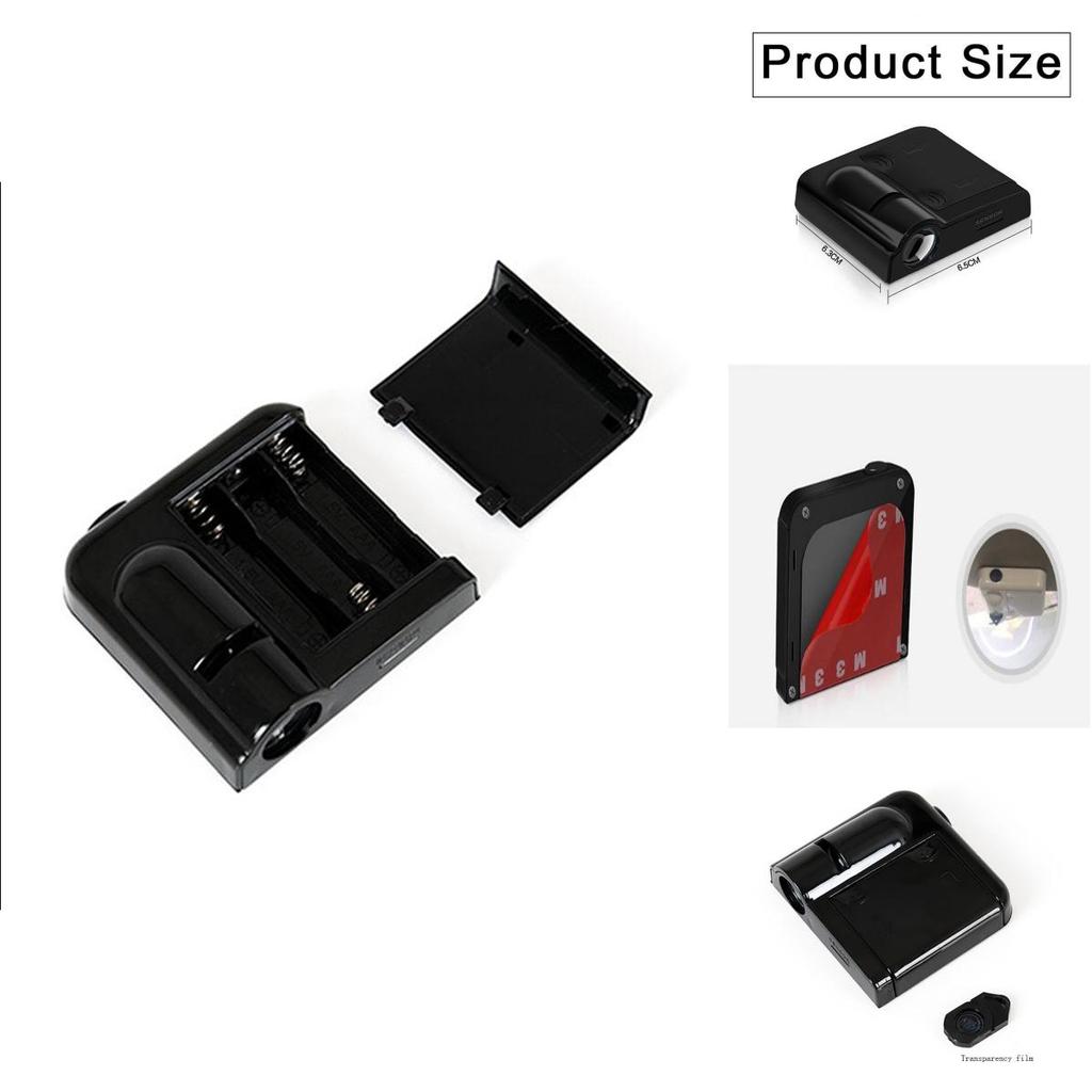 For 2pcs Wireless Fashion Welcome Led Car Door Logo Lights Projectors