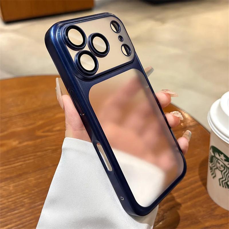 

Matte Clear Plating Phone Case For iphone 17 Air 16 15 14 13 12 11 Pro Max Plus Soft Silicone Shockproof TPU Bumper Cover iPhone 11 Pro