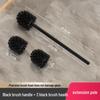 Wall-Mounted Toilet Brush with 3 Replaceable Heads