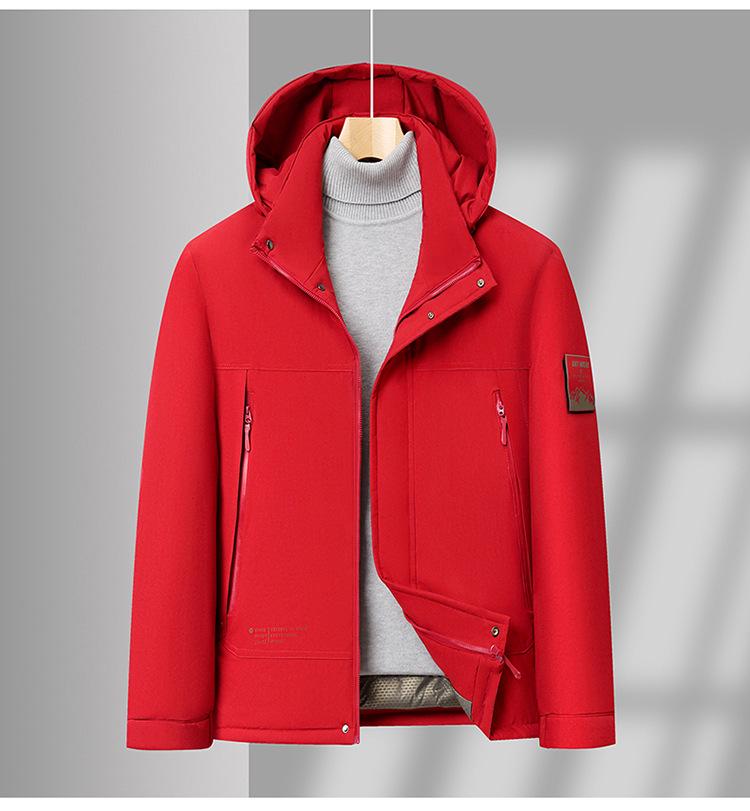 Men's Winter Ski Suit: Cotton-Padded Thickened Wool Jacket for Outdoor & Casual Use