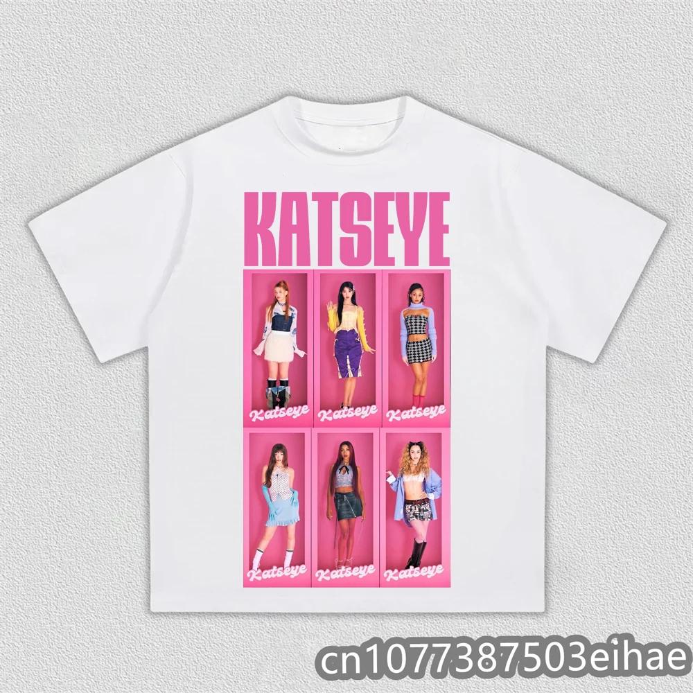 Unisex Kpop Katseye Printed Fan Support Cotton Tshirt Casual Daily Wear For Music Lovers Adults Kids Sizes Available