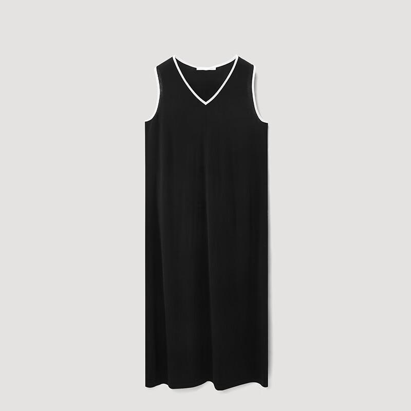 

OVVOVV Colorblock V-Neck Sleeveless Knit Dress S