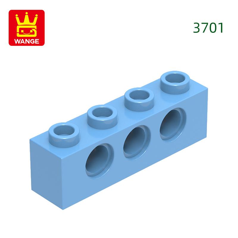 69 Stück/Los 3701 1x4 3-Loch Baustein Moc Technisches Bauteil Works With mit allen Steinen DIY Kinderspielzeug Geschenkbox