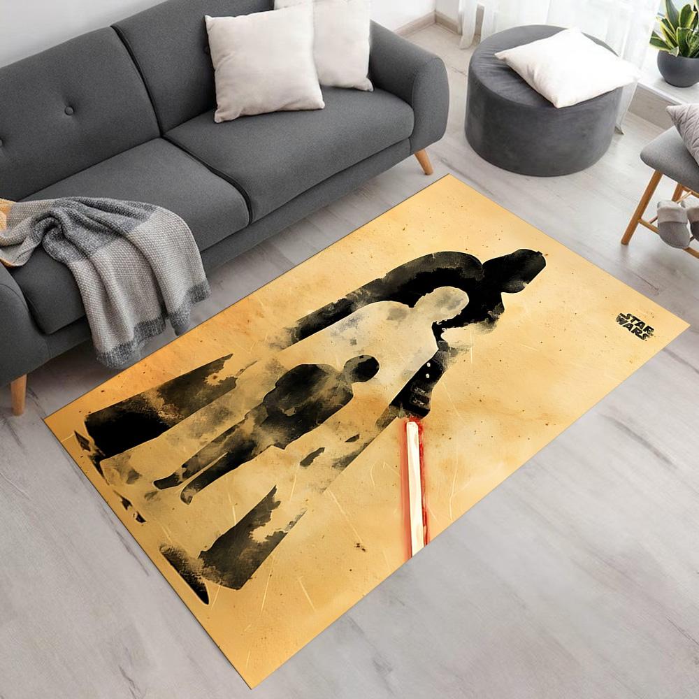 Star Wars Floor Mat Design for Game Room Decorate Room Foyer Study Room Anti-slip Rug Anime Office Decor Spiritual Gift