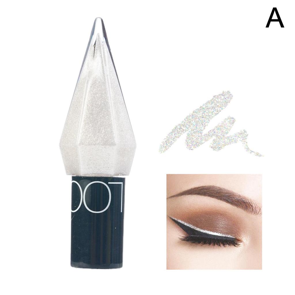 Professionelle Schimmernde Augenliner Kosmetik für Frauen Pigment Silber Roségold Farbe Flüssiger Glitzer Eyeliner Günstiges Make-up Kosmetikartikel