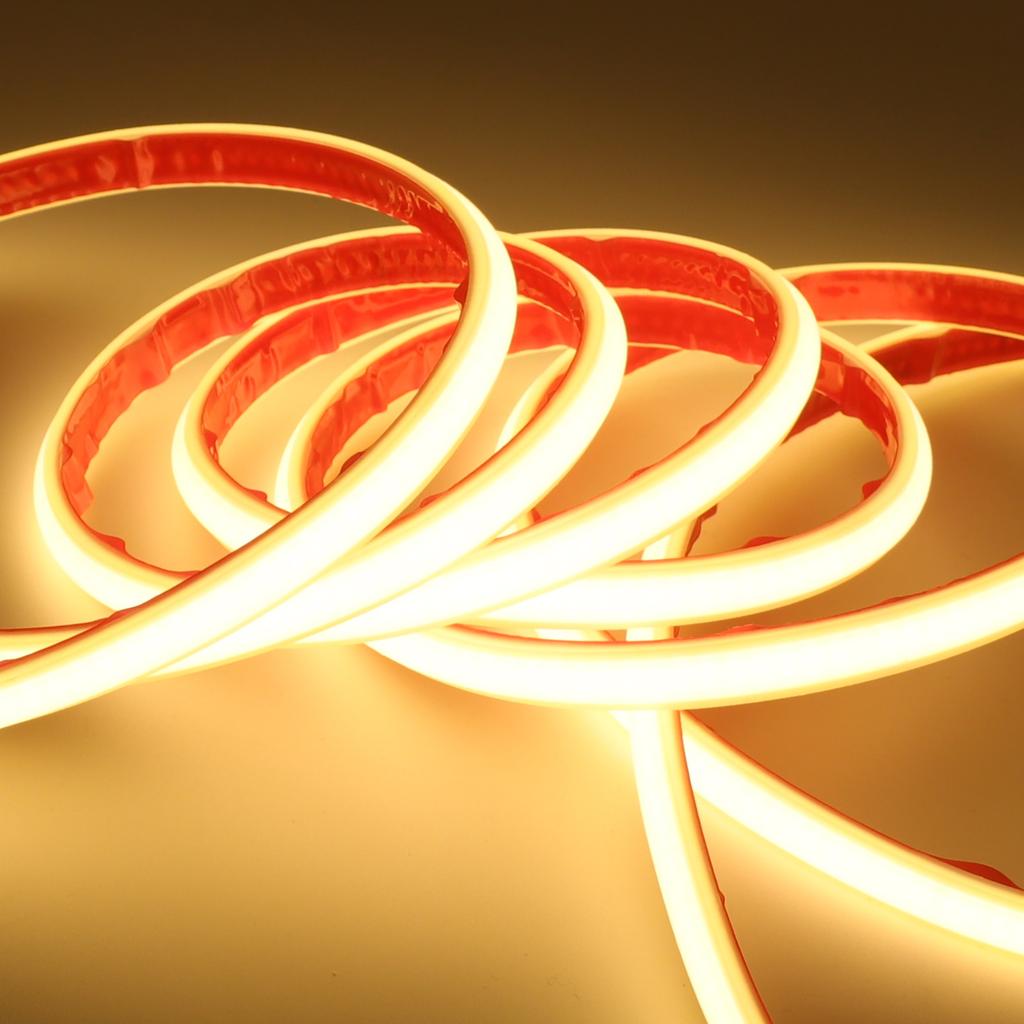 AC 220V COB Strip IP67 Waterproof White 3000K 4000K 6000K 50CM Cuttable Flexible Ribbon LED Neon Light For Home Garden Decor