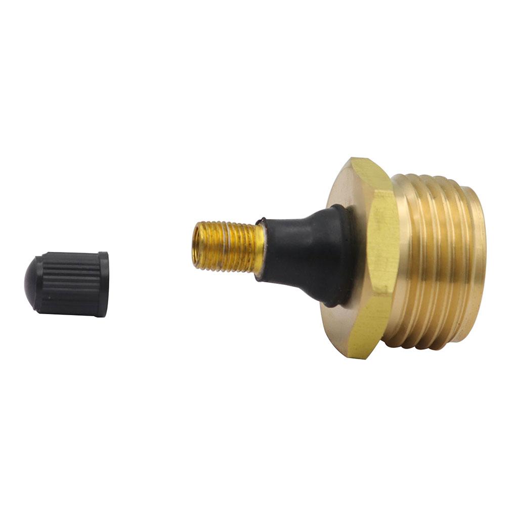 3/4” GHT RV Brass Blow Out Adapter Water Line Plug Winterizing Antifreeze Air Nozzle for Boats Campers Trailers Prevent Freeze