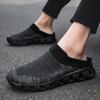 Fashion Slip On Women Slippers Mesh Breathable Shoes Outdoor Sock Slides Men Shoes Fashion Flats Knitted Upper Breathable Couple Shoes