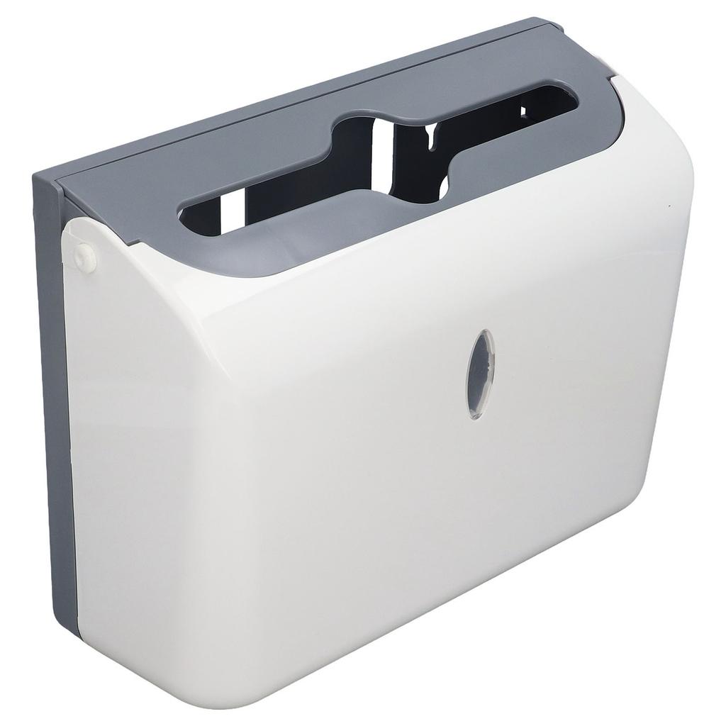 Paper Towel Dispenser Wall Mounted Safe Sturdy ABS Glossy Corner Bathroom Paper Towel Holder for