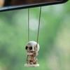 Car Interior Decoration Mini Swing Skeleton Auto Center Console Rearview Mirror Ornament For SUV Accessories Woman Gifts