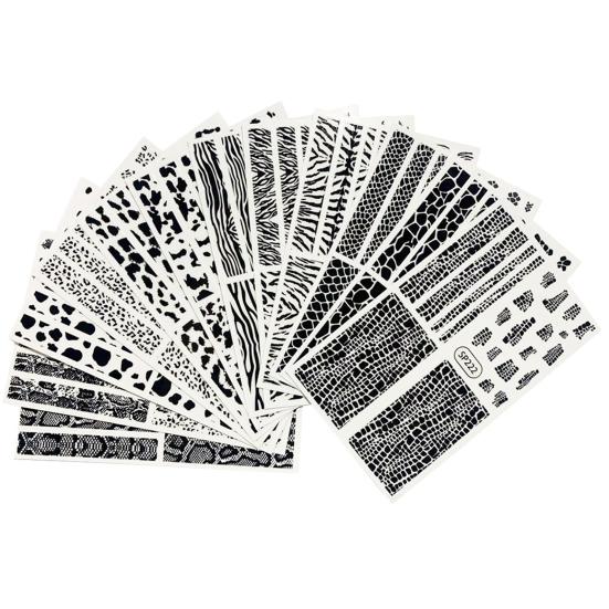 Delicate Nail Effect Ultra Stripe Decals 3D Thin DIY
