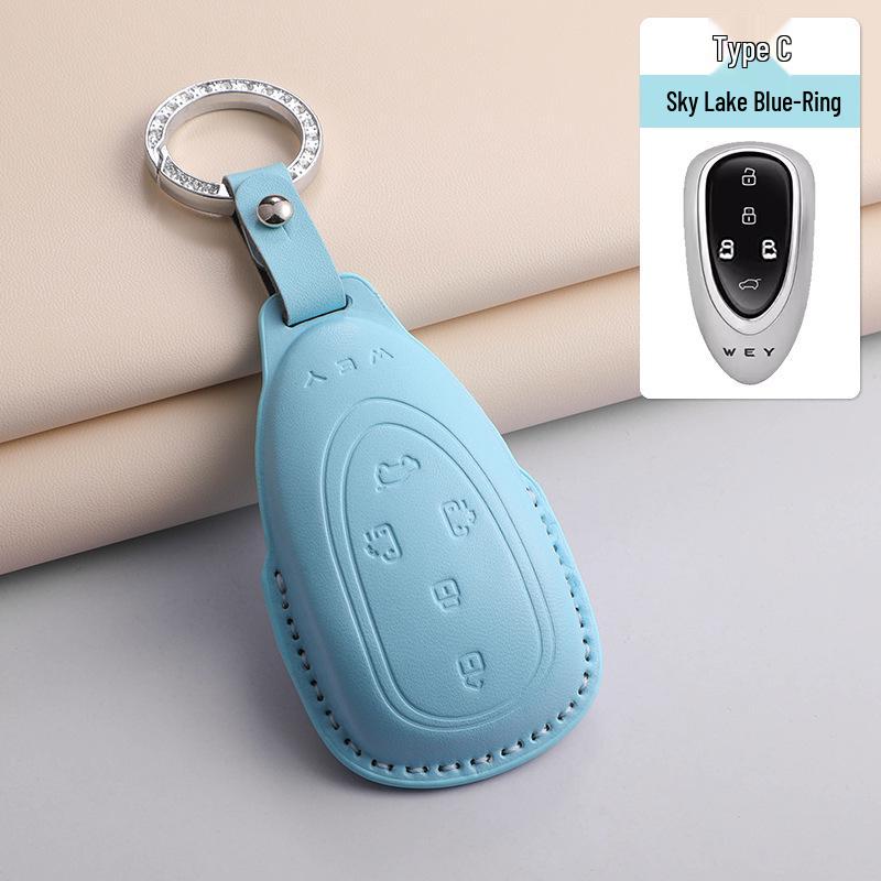 Great Wall WEY Blue Mountain Sheepskin 3D Key Fob Cover