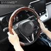 Mahagoni Holzmaserung Auto Lenkradbezug 38cm 15Zoll Für BMW 1 3 5er E81 E87 E90 E91 E93 F10 X1 X3 X5 F48 E83