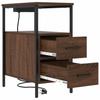 Nightstand Set 2 pcs Brown Oak Look 30 x 48 x 61 cm