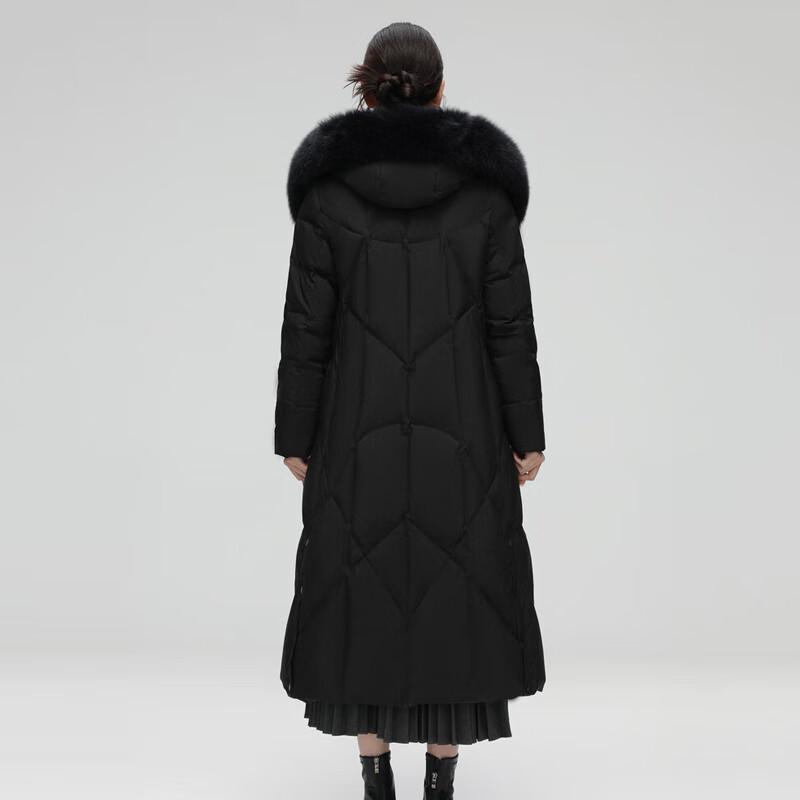 Xuezhongfei Geacă lungă de iarnă pentru femei, slim, X40146108F
