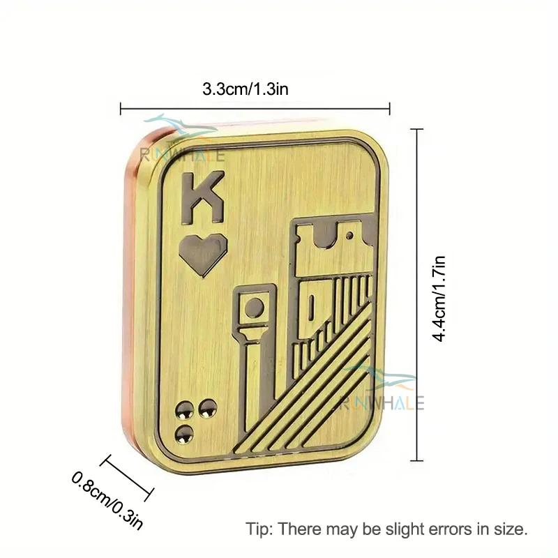 EDC Push Slider Metall Zappeln Anti Stress Spielzeug Erwachsene Finger Spinner Poker Linderung Angst Spielzeug Tragbare Pop Magnetische Slider Spiele