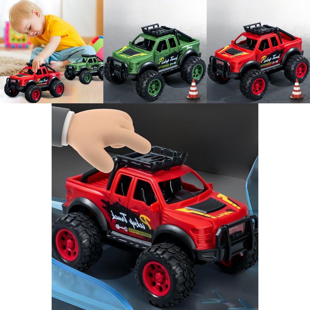 Childrens Offroad Inertia Car Toy With Plastic Design For Boys Playtime