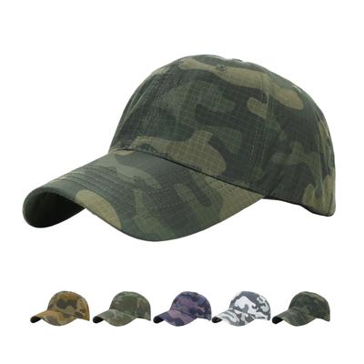 Unisex Tarnung Schnelltrocknende Baseballkappe Outdoor Sonnenschutz Atmungsaktiv Sport Verstellbarer Schirmhut für Männer und Frauen