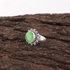 Green Cat's Eye Gemstone Ring, 925 Solid Sterling Silver Jewelry, Handmade Spiritual Jewelry For Wedding Gift