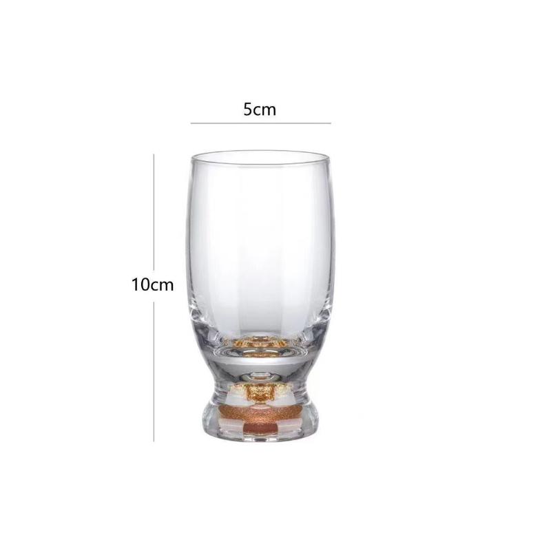 100ml/335ml/370ml Creative Crystal Gold Foil Wine Glass Exquisite Glass Cup Cocktail Glass Craft Beer Cup Party Bar Accessories