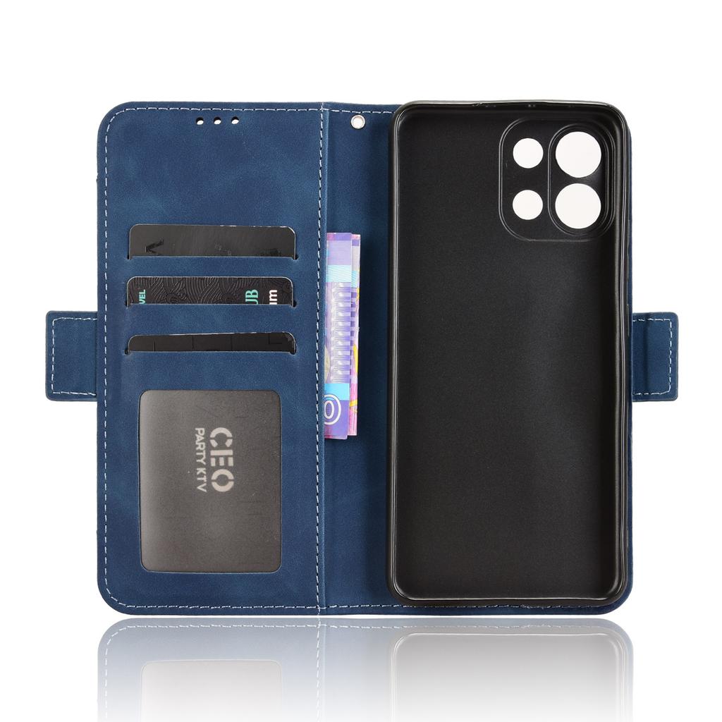 For Oppo K13 5G Leather Case Phone Wallet Cover with Multiple Card Slots