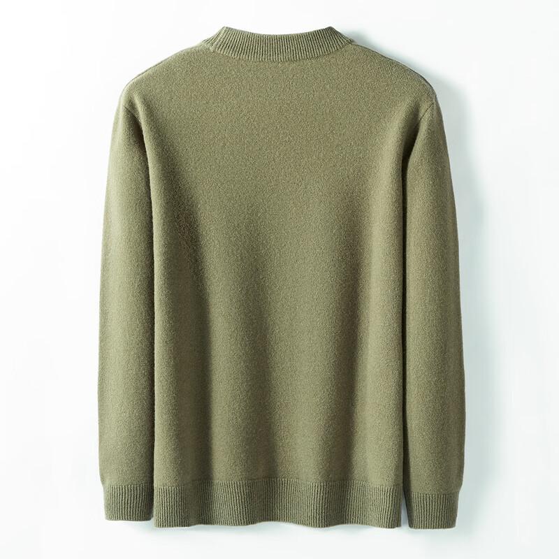 Men's 100% Pure Wool Round Neck Sweater