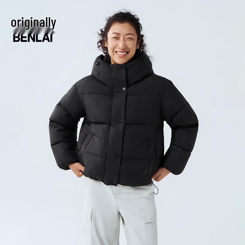 Women s Hooded Warm Puffer Down Jacket L