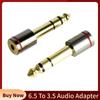 Audio Adapter 6.5mm To 3.5 Jack 1/4" Male 1/8" Female Headphone Plug Converter For Microphone Amplifier Consumer Electronics