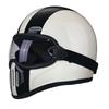 Fiberglass small helmet body retro helmet for motorcycle cruising, unisex full-face motorcycle helmet for riding