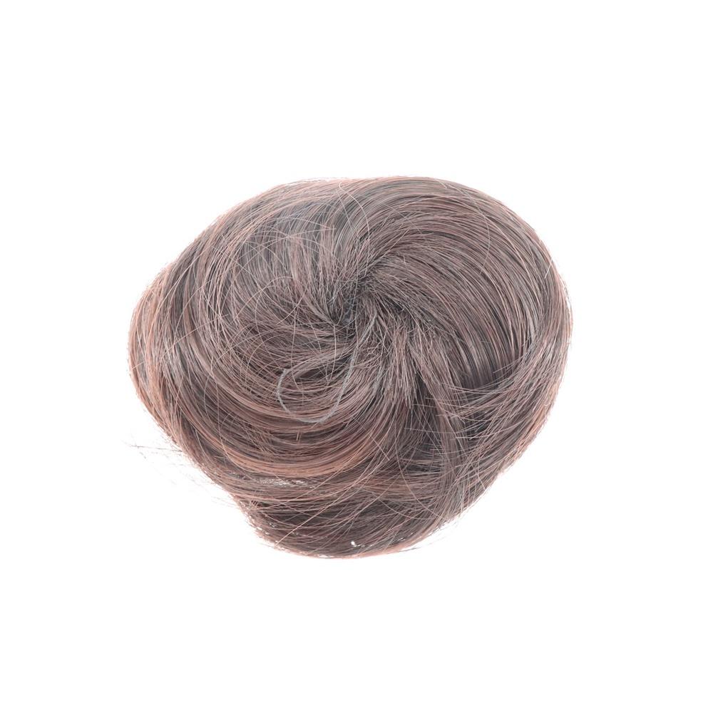Short Clip-on Hair Bun Synthetic Hair Messy Chignon Wig Hair Extensions Claw Hair Bun Hairpiece
