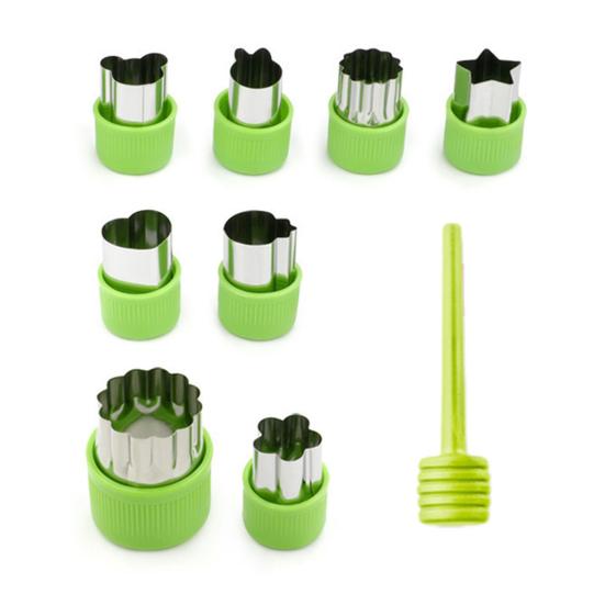 Stainless Steel Cookie Cutter Set for Food Vegetables Fruit Noodle Mold for DIY Pastry Biscuits Food-Grade Reusable Essential Kitchen Tool for Home