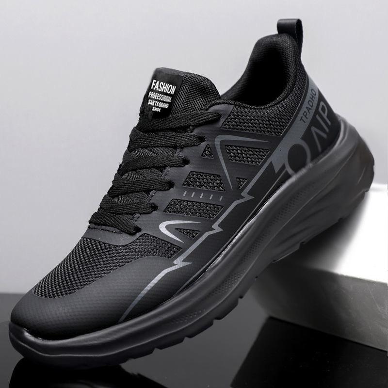 New Sports Shoes Men's Outdoor Travel Casual Shoes Leather Breathable Running Shoes Men's Sports Shoes