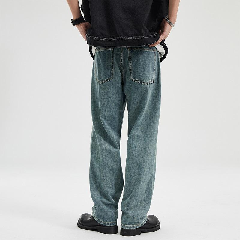New Spring and Summer Classic Japanese Loose Straight Versatile Casual Street Style Jeans