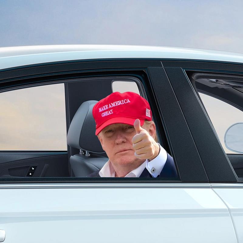 Celebrity Auto samolepka na okno 2024 Hlasujte Legrační samolepka na auto samolepka na auto President Trump Autodekorační doplňky