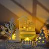 6Pcs Christmas Theme Candle Holder Molds for Candle Holder Plaster Decoration Christmas Decoration Chocolates, Fondant